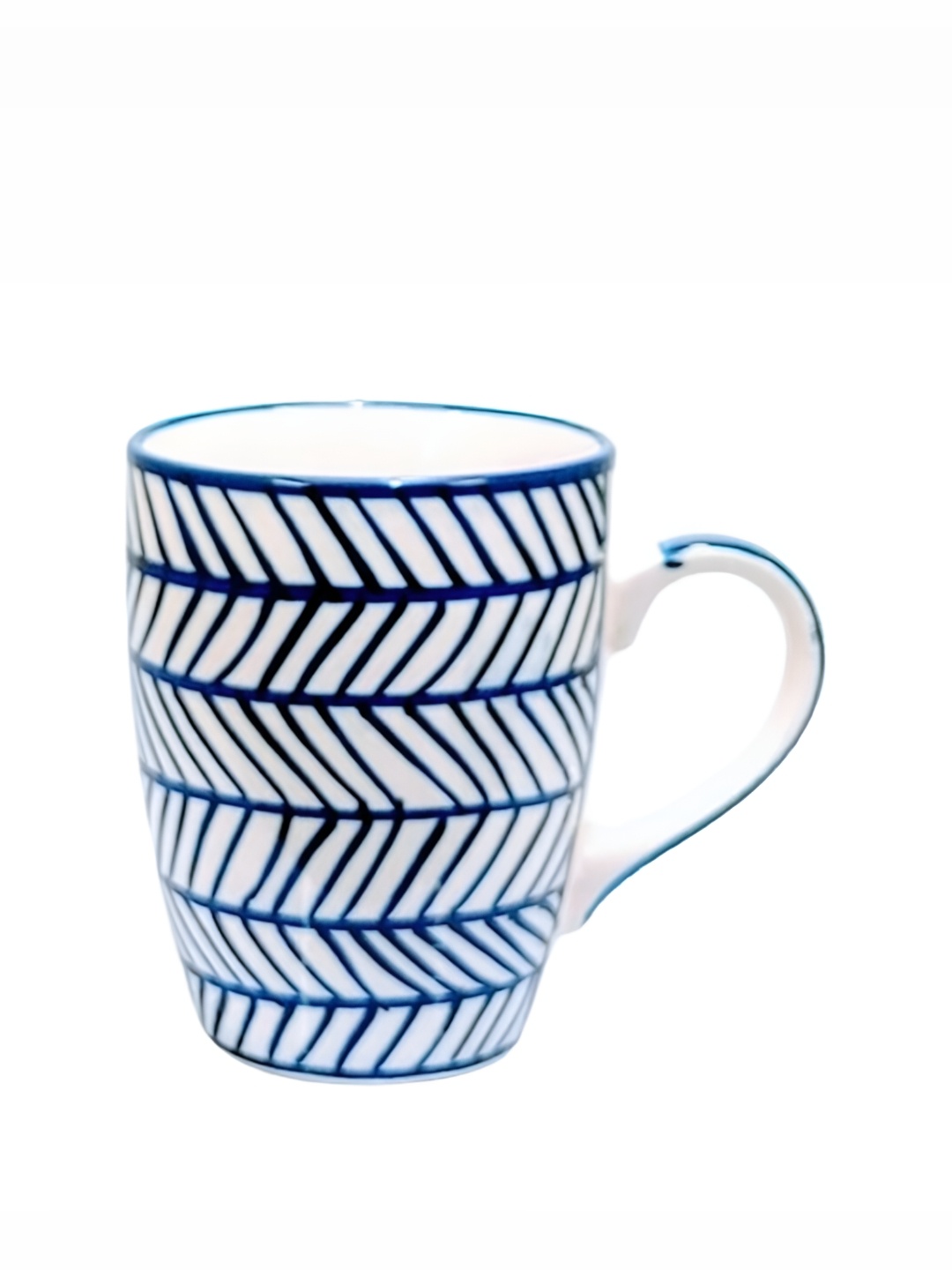 

Kittens White & Blue Printed Ceramic Glossy Mug 275ml