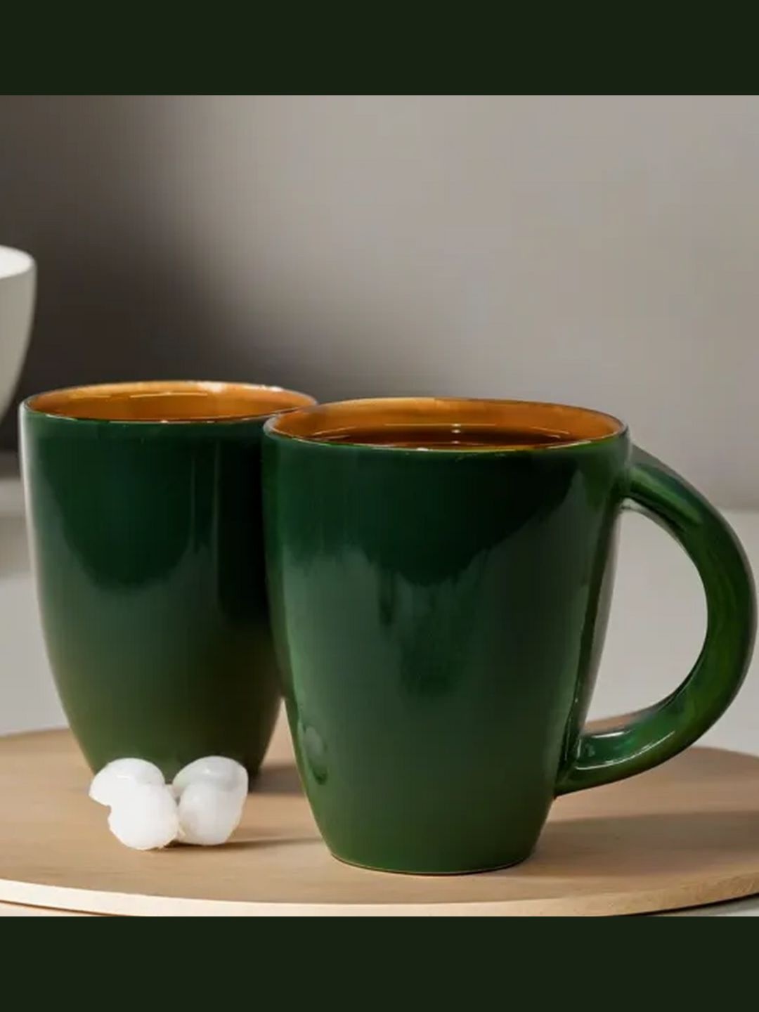 

Kittens Green & Mustard 2 Pieces Ceramic Glossy Mugs 320ml