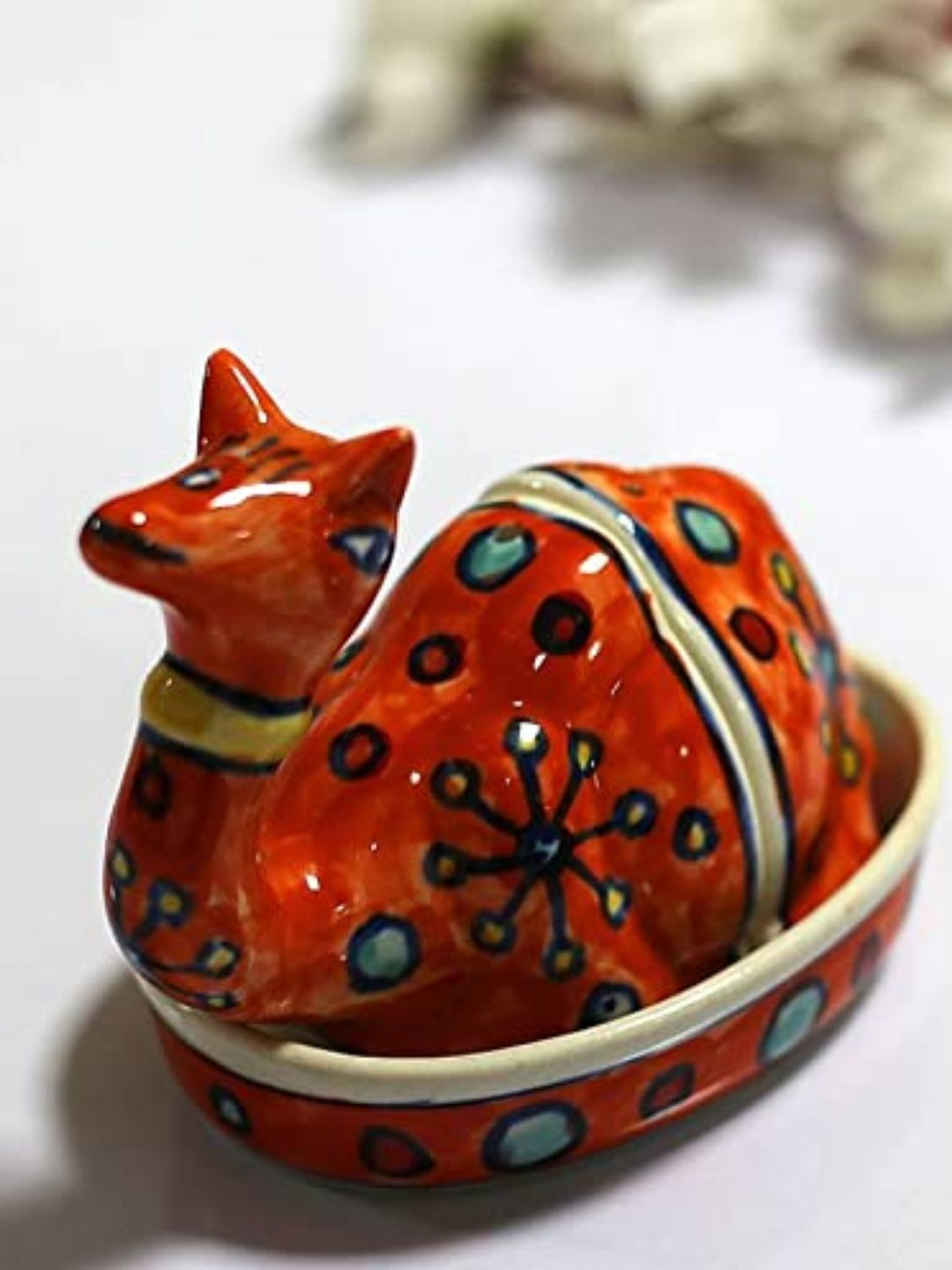 

Kittens Orange Ceramic Salt & Pepper Dispenser