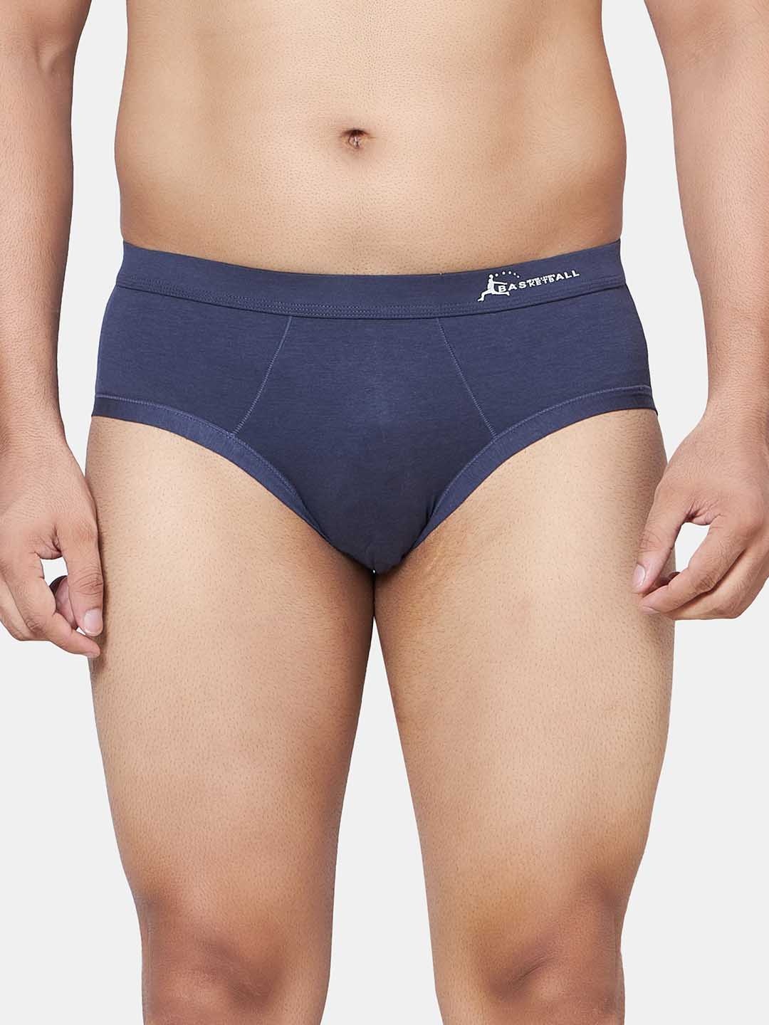 

PLUMBURY Anti Microbial Briefs PLMPANTY433GRS, Blue