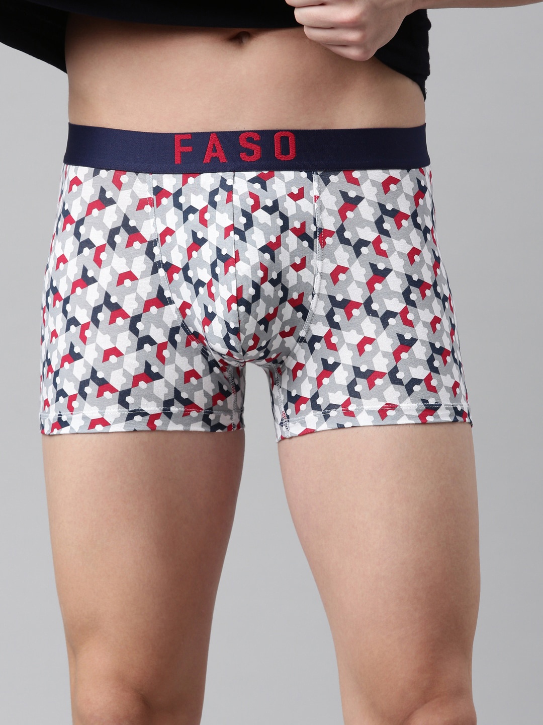 

FASO Printed Organic Cotton Trunk - FS2009-SQ-WHITE