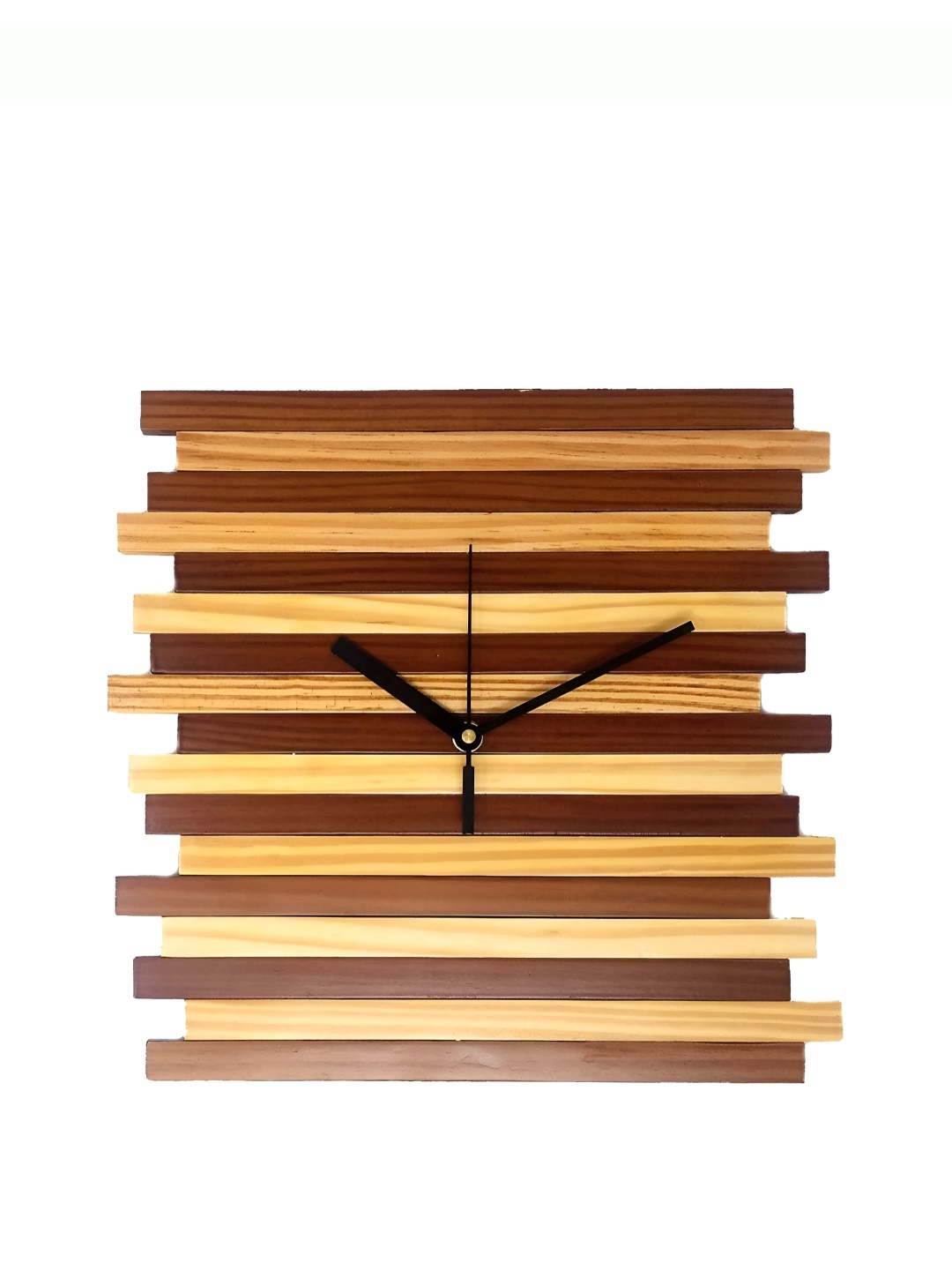 

Crimson Knot Brown & Beige Square Contemporary Wall Clock