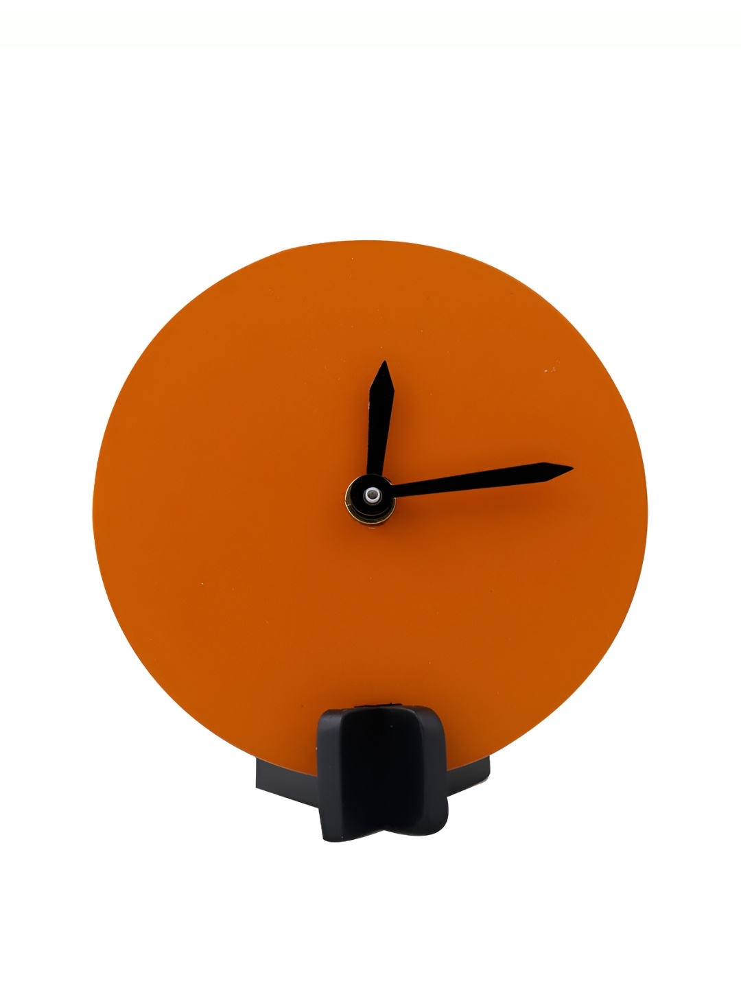 

Crimson Knot Orange & Black Round Contemporary Wall Clock