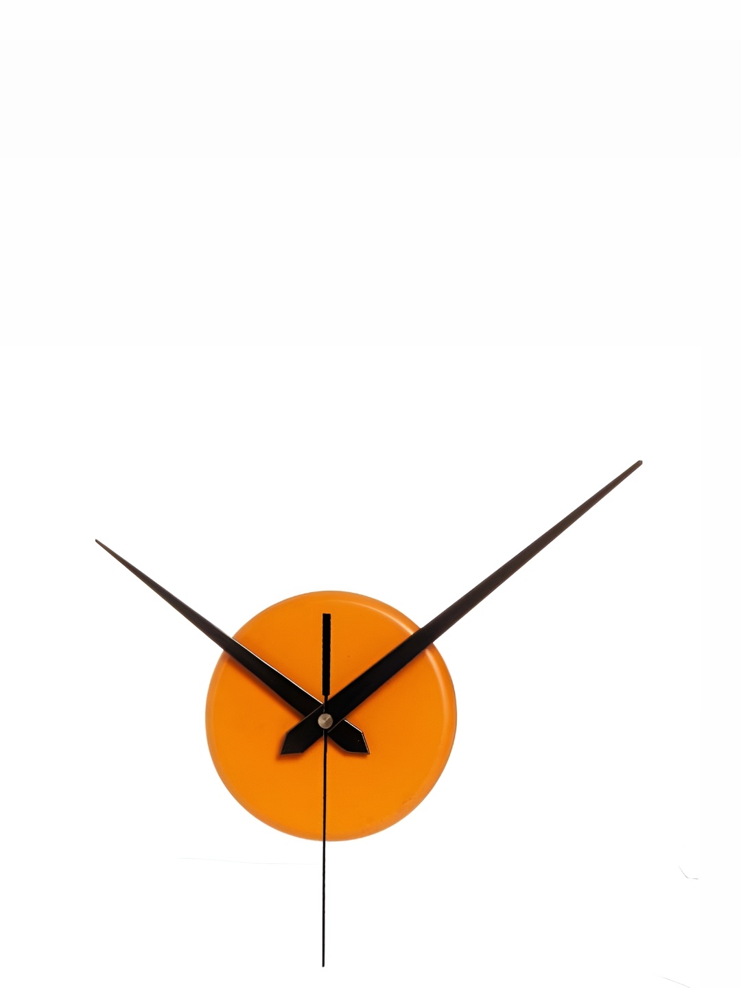 

Crimson Knot Orange & Black Round Contemporary Wall Clock
