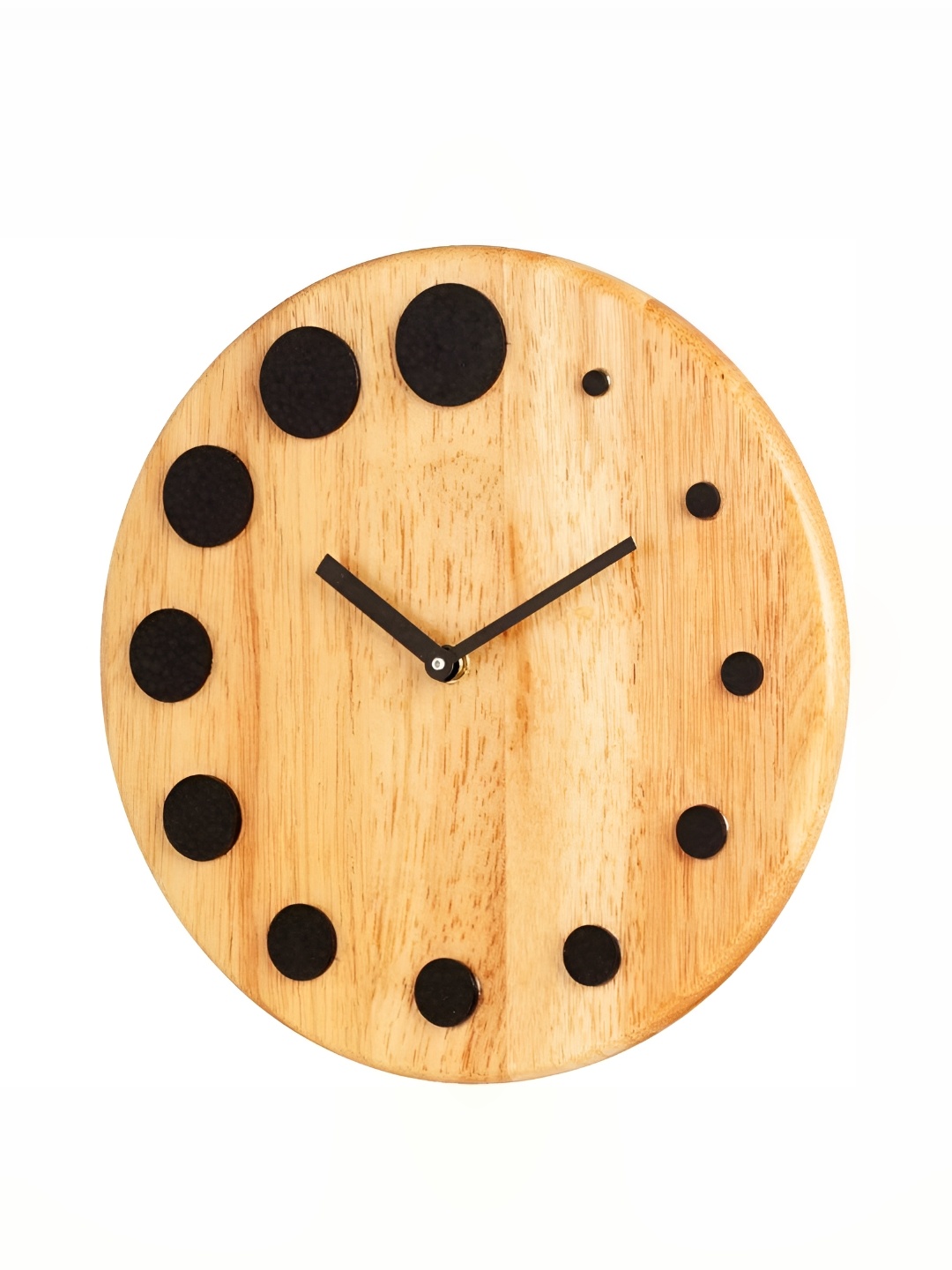 

Crimson Knot Brown & Black Round Contemporary Wall Clock