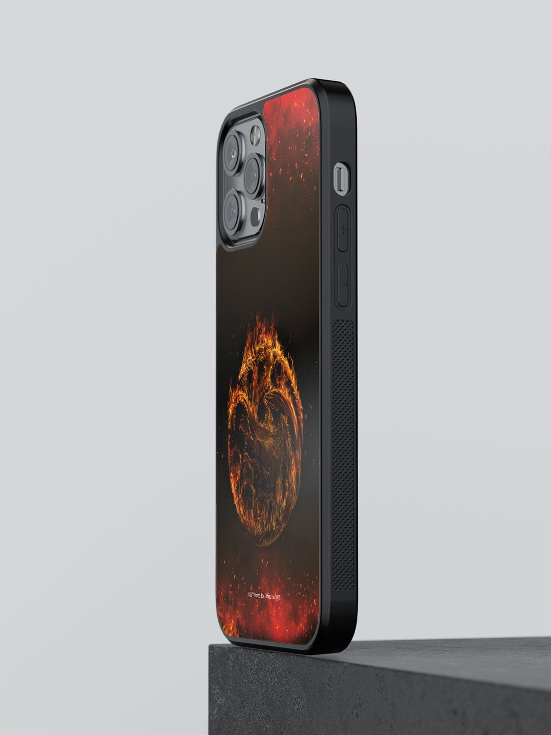 

macmerise Graphic Printed iPhone 12 Pro Max Phone Bumper Case Cover, Red