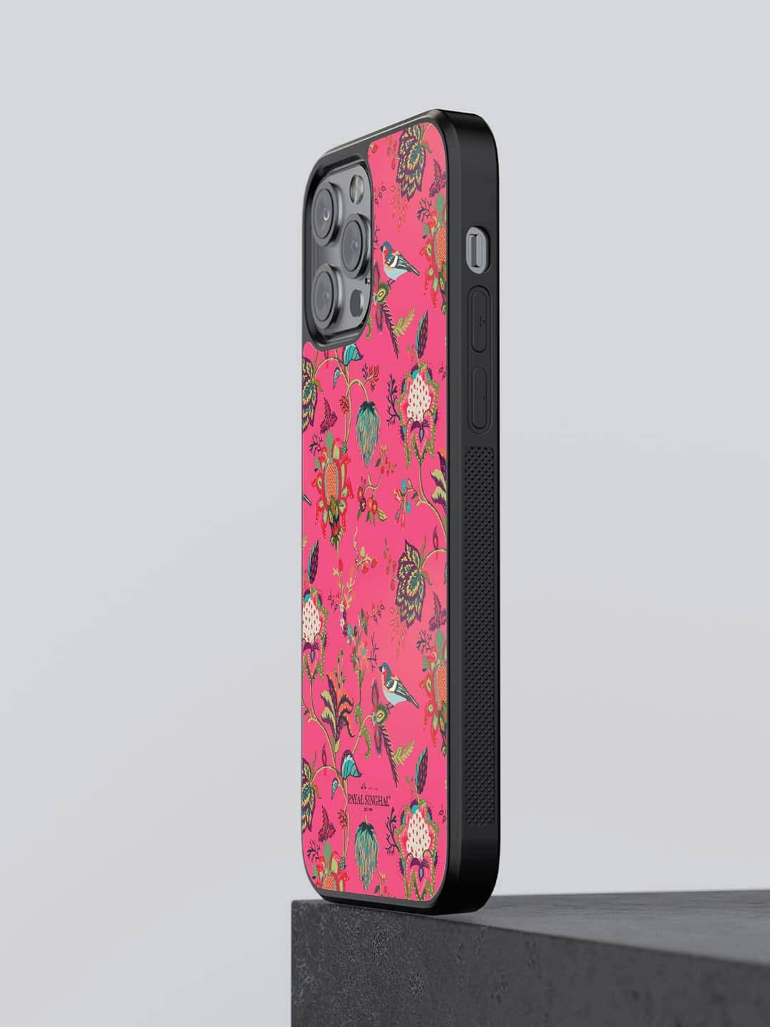 

macmerise Printed iPhone 12 Pro Max Phone Bumper Case Cover, Pink