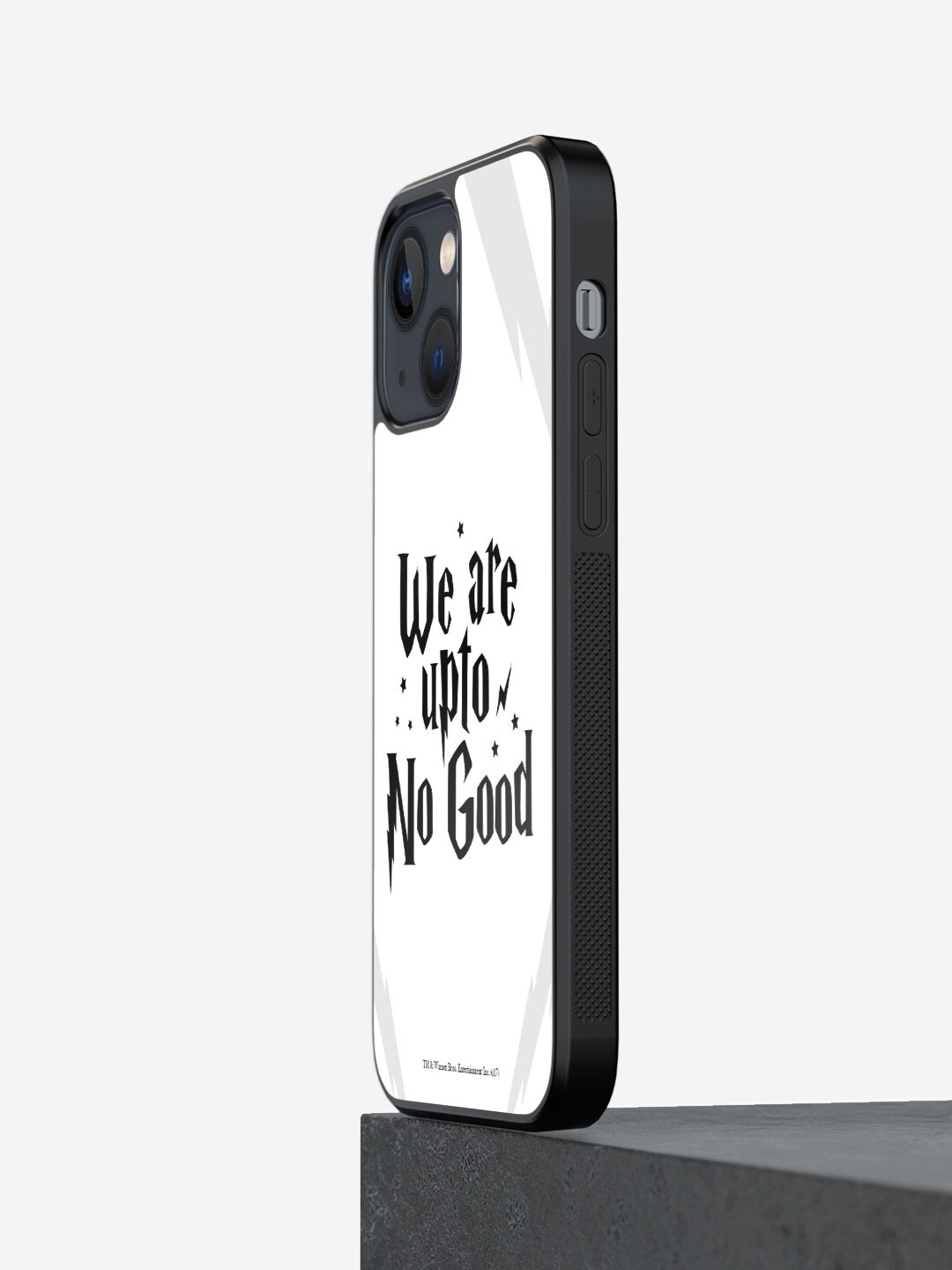 

macmerise Typography Printed iPhone 13 Mini Phone Bumper Case, White