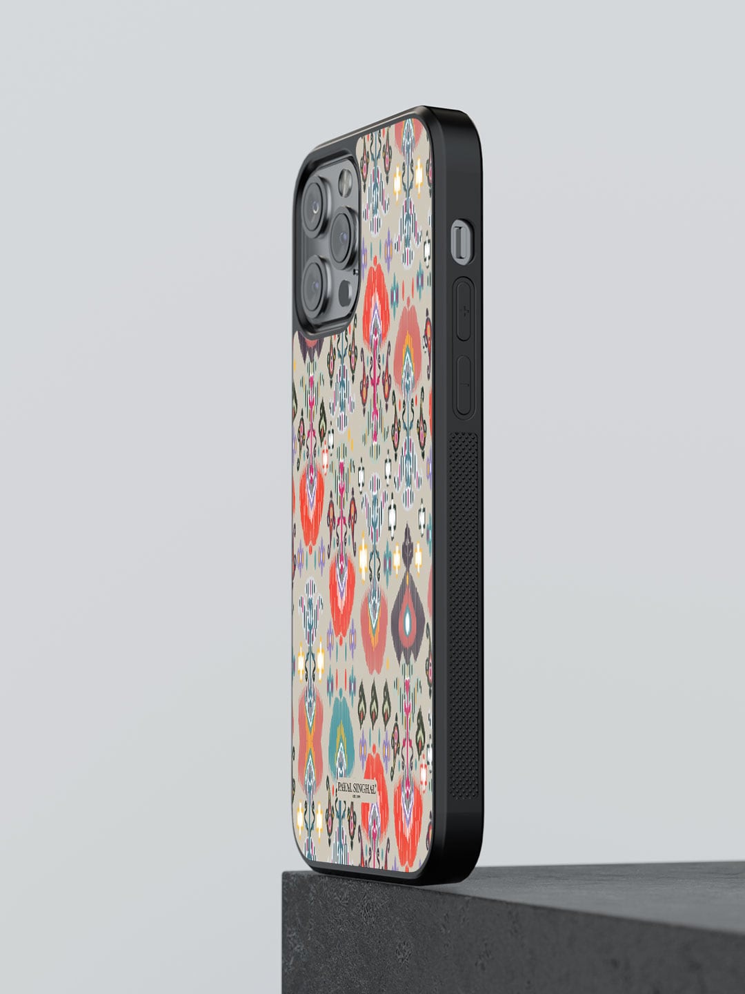 

macmerise Floral Printed iPhone 12 Pro Max Phone Bumper Case, Beige