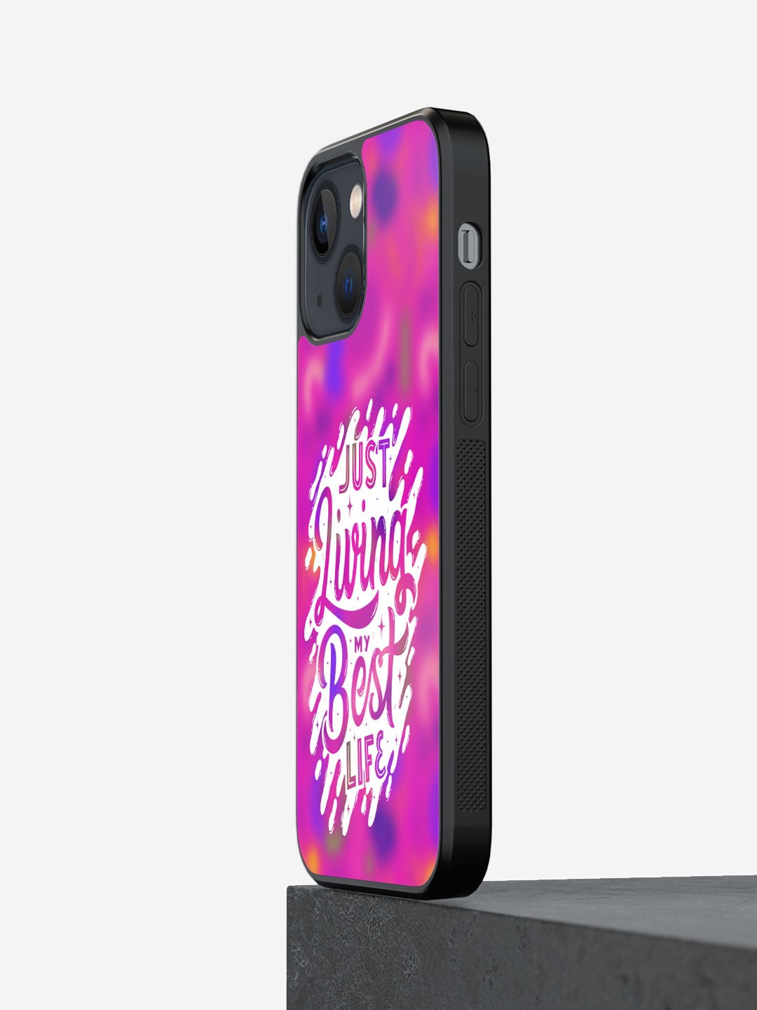 

macmerise Typography Printed iPhone 13 Mini Phone Bumper Case, Pink