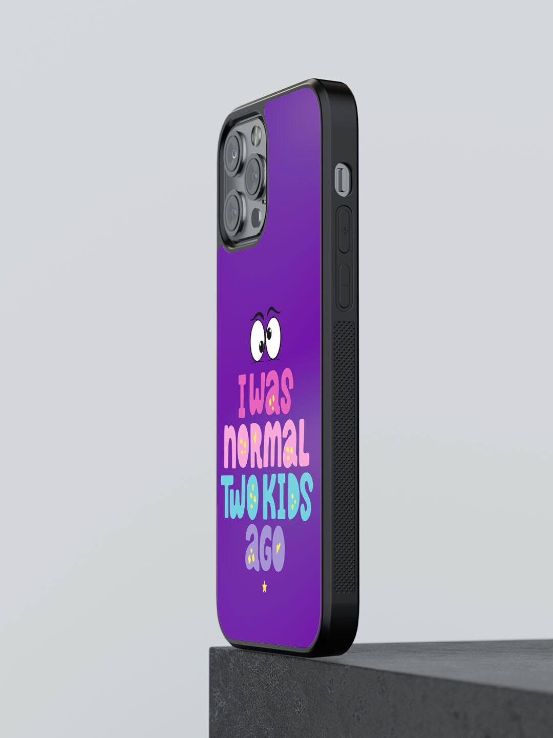 

macmerise Typography Printed iPhone 12 Pro Max Phone Bumper Case, Purple