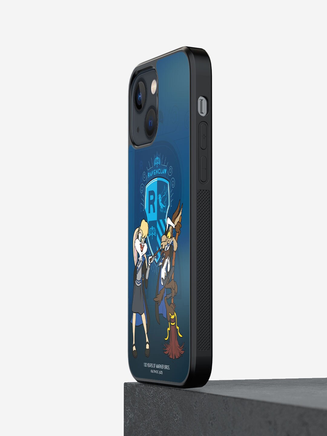

macmerise Printed iPhone 13 Mini Phone Bumper Case, Blue