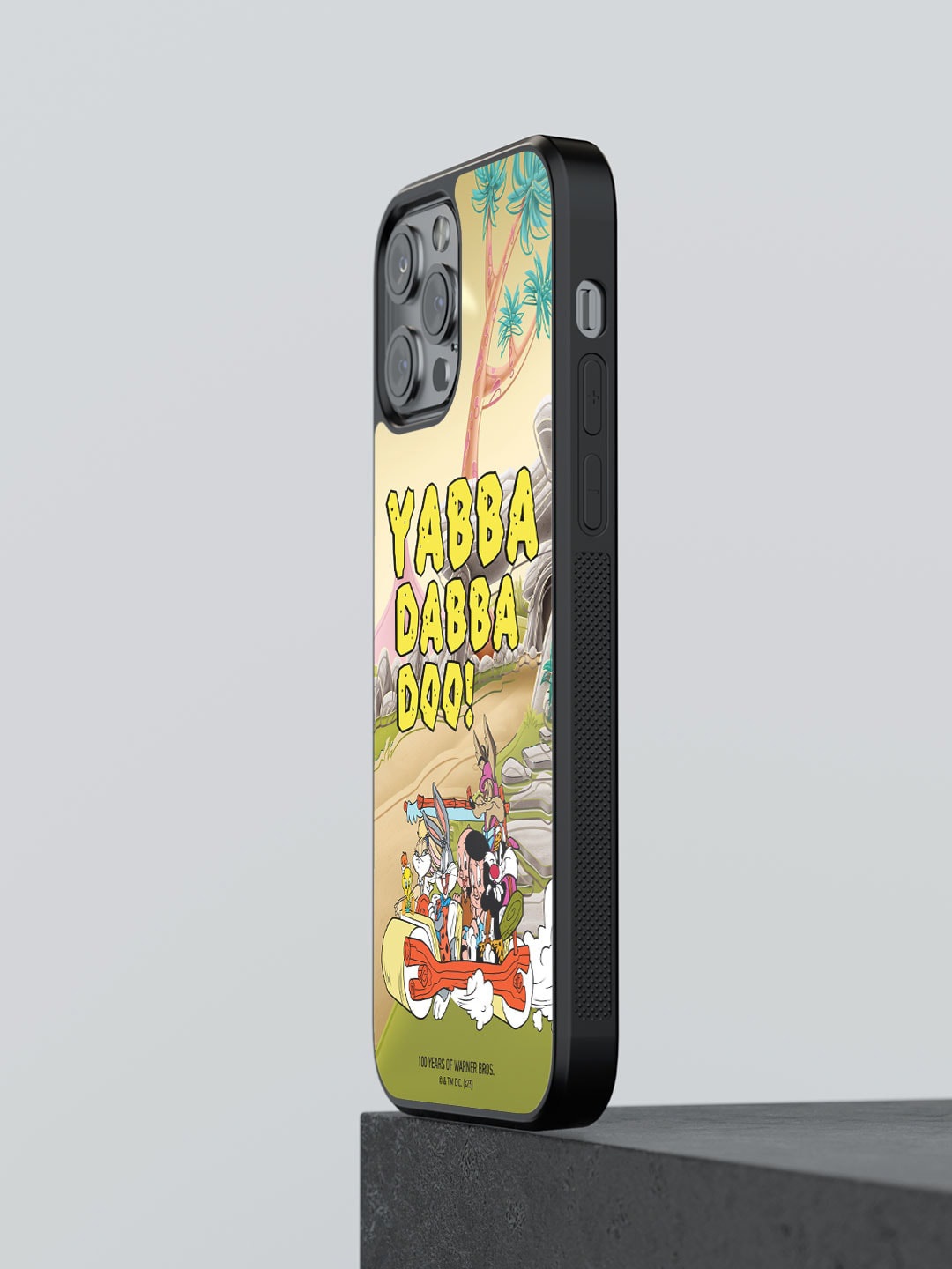

macmerise Looney Tunes Mania Printed iPhone 12 Pro Max Phone Bumper Case, Yellow