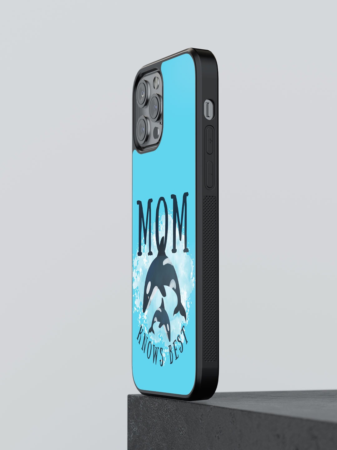 

macmerise Printed iPhone 12 Pro Max Phone Bumper Case, Blue