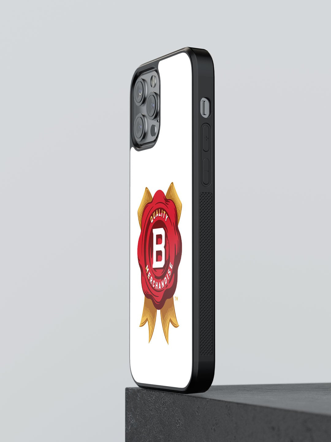 

macmerise Printed iPhone 12 Pro Max Phone Bumper Case, White