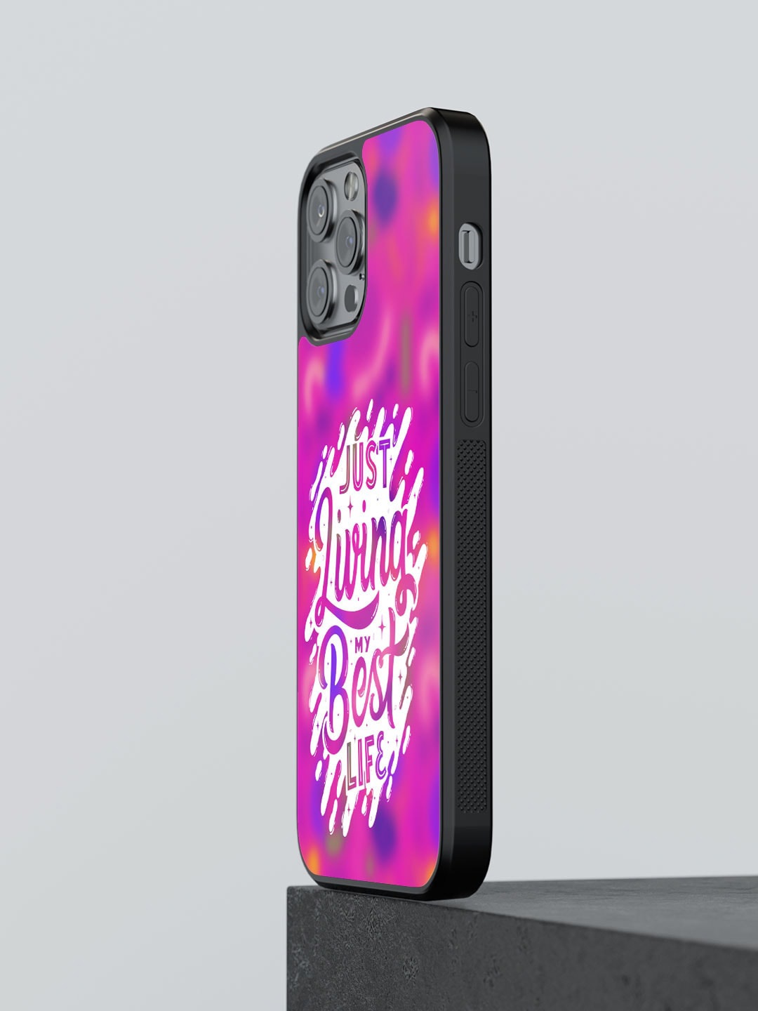 

macmerise Typography Printed iPhone 12 Pro Max Phone Bumper Case, Pink