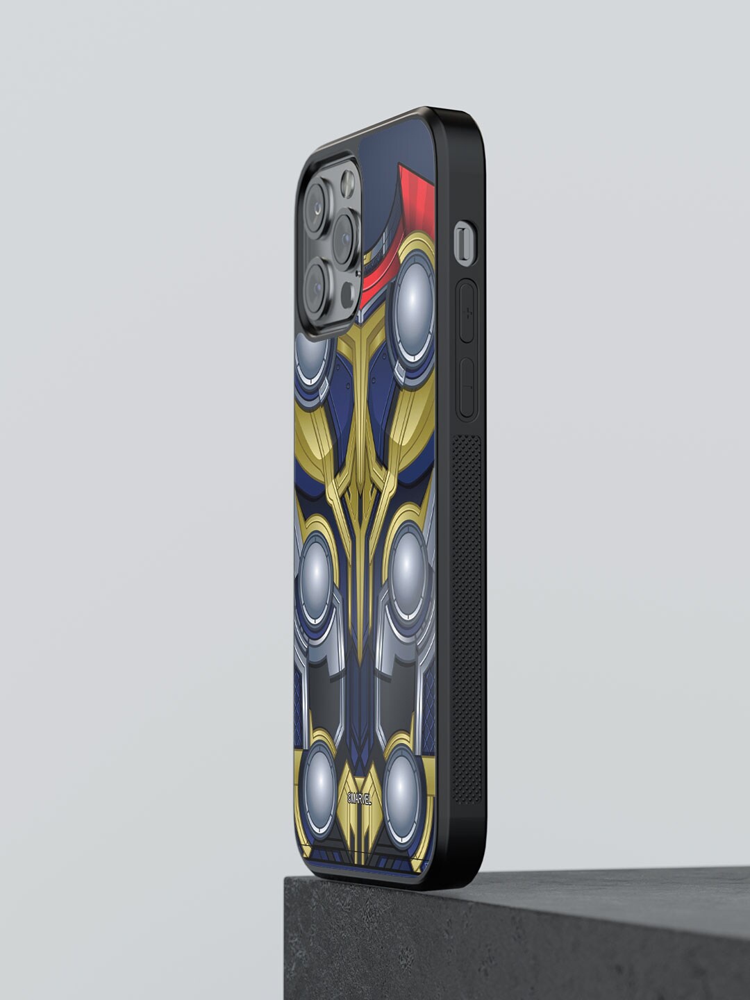 

macmerise Thor Printed iPhone 12 Pro Max Phone Bumper Case, Grey