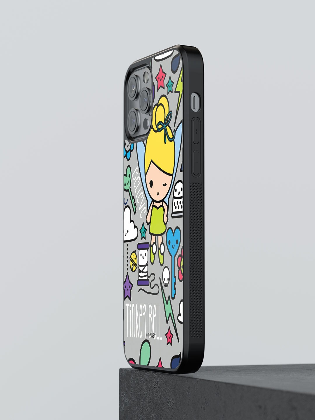 

macmerise Tinker Printed iPhone 12 Pro Max Phone Bumper Case, Grey