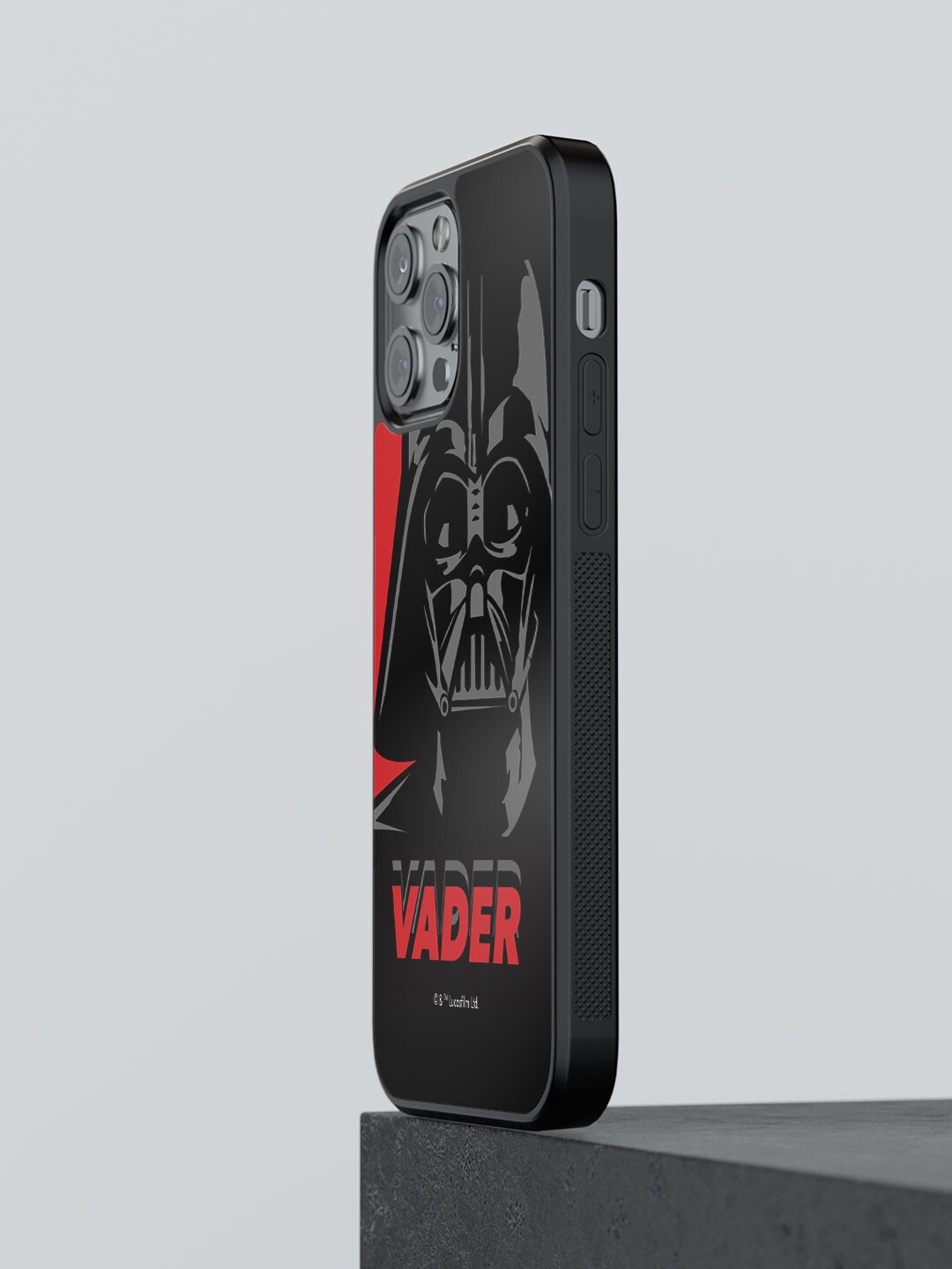 

macmerise Vader Printed iPhone 12 Pro Max Phone Bumper Case, Black