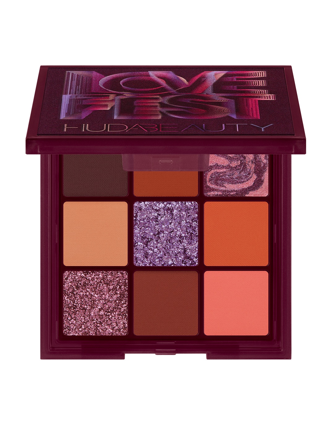 

Huda Beauty Lovefest Obsessions Eyeshadow Palette, Purple