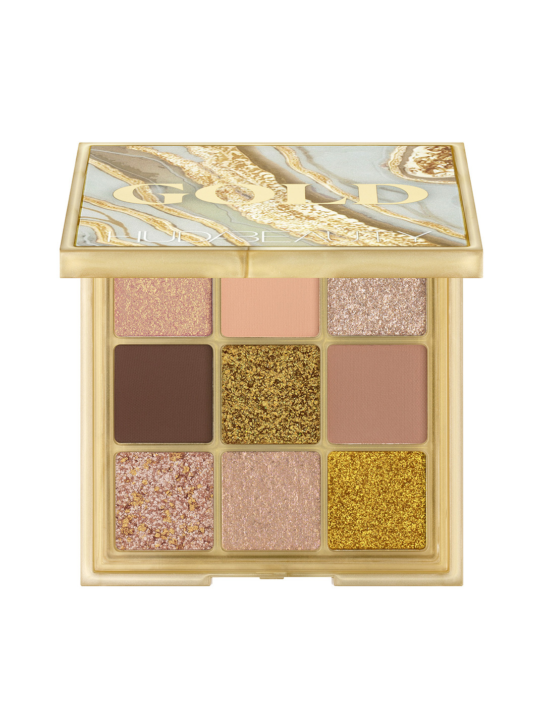 

Huda Beauty 9 Shades Gold Obsessions Eyeshadow Palette - 7.03g, Multi