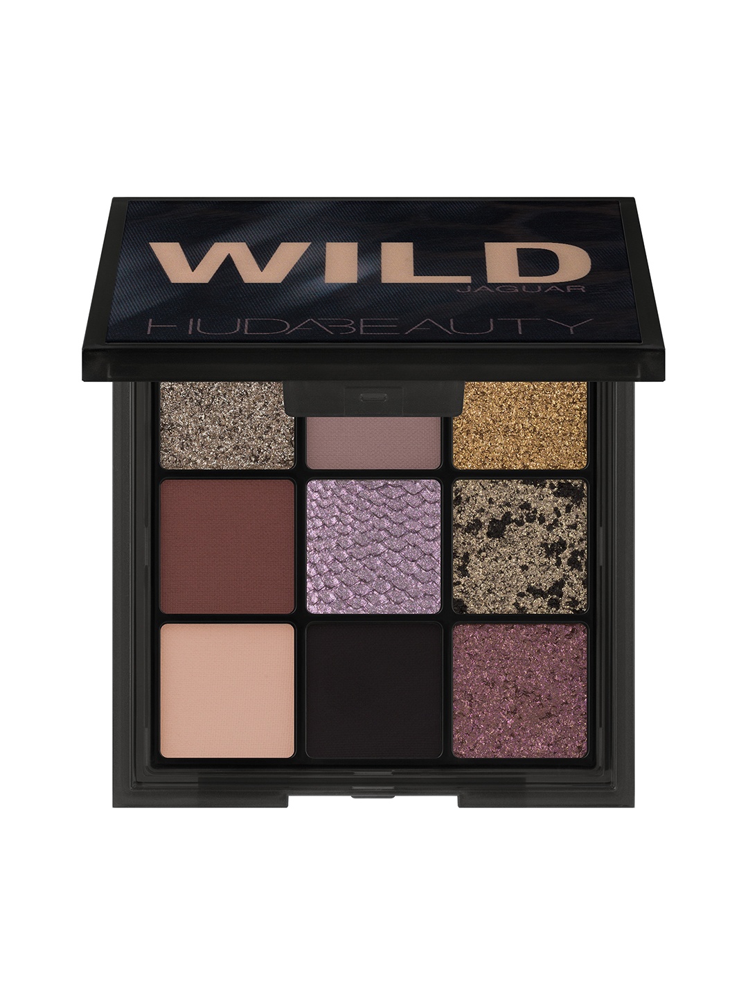 

Huda Beauty 9 Shades Wild Obsessions Eyeshadow Palette 7.5g - Jaguar, Multi