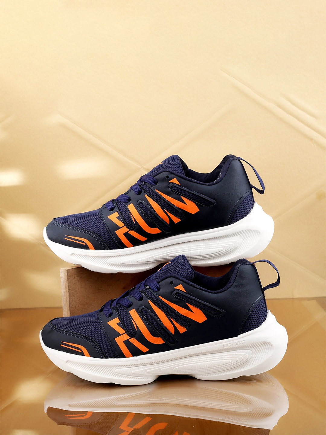 

KRAASA Men Mesh Running Shoes, Navy blue
