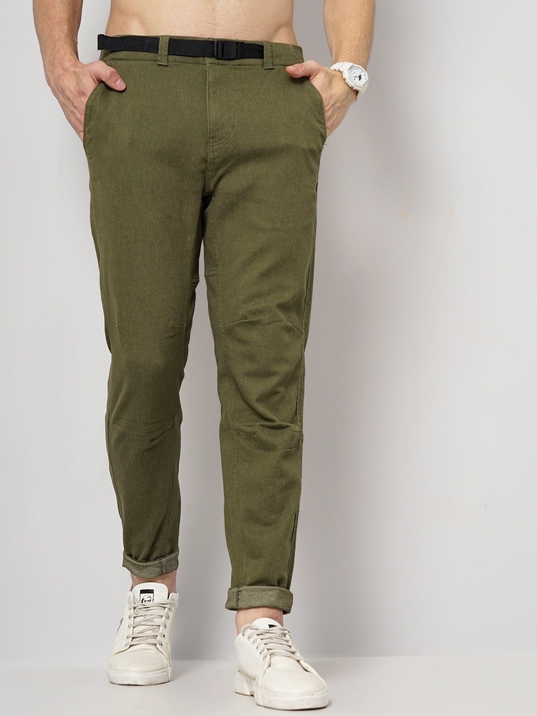 

Celio Men Classic Mid-Rise Trousers, Khaki