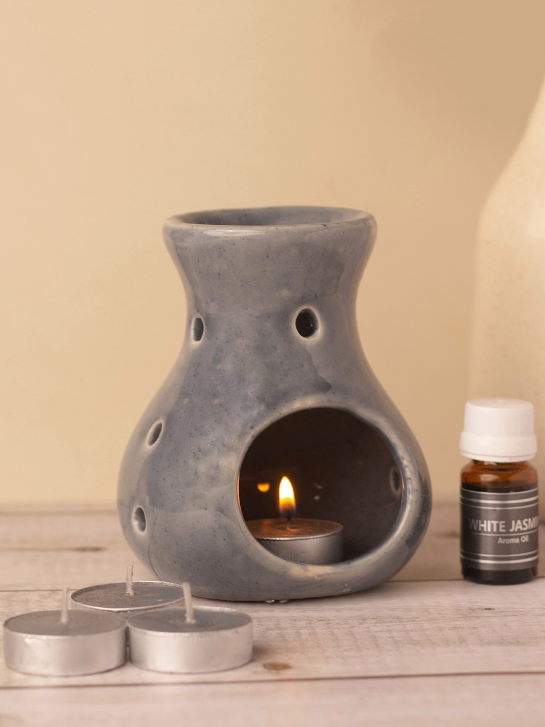 

AuraDecor Grey Jasmine Fragrane Aroma Oil Diffuser Gift Set