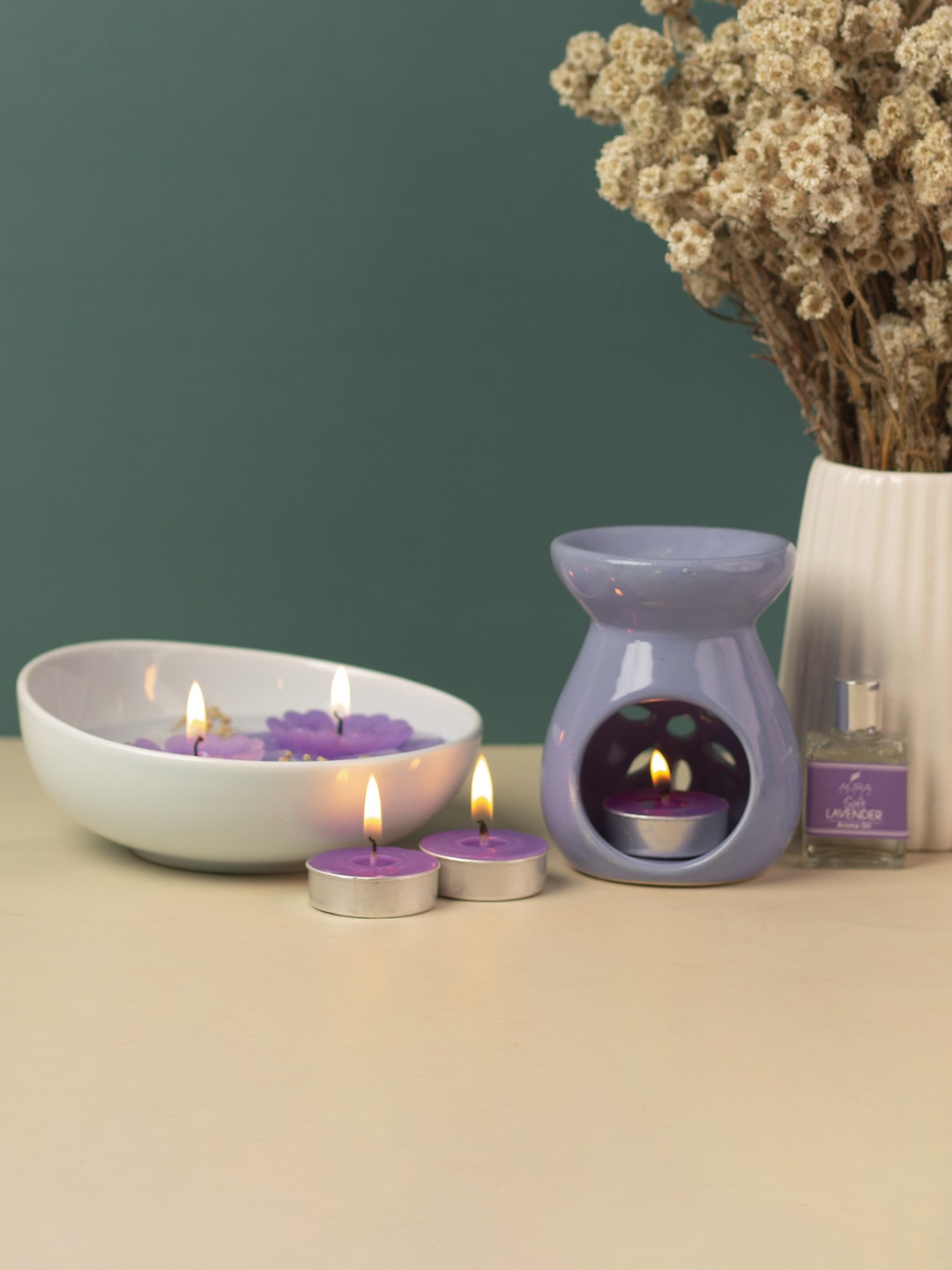 

AuraDecor Purple Lavender Fragrance Aroma Oil Diffuser Gift Set