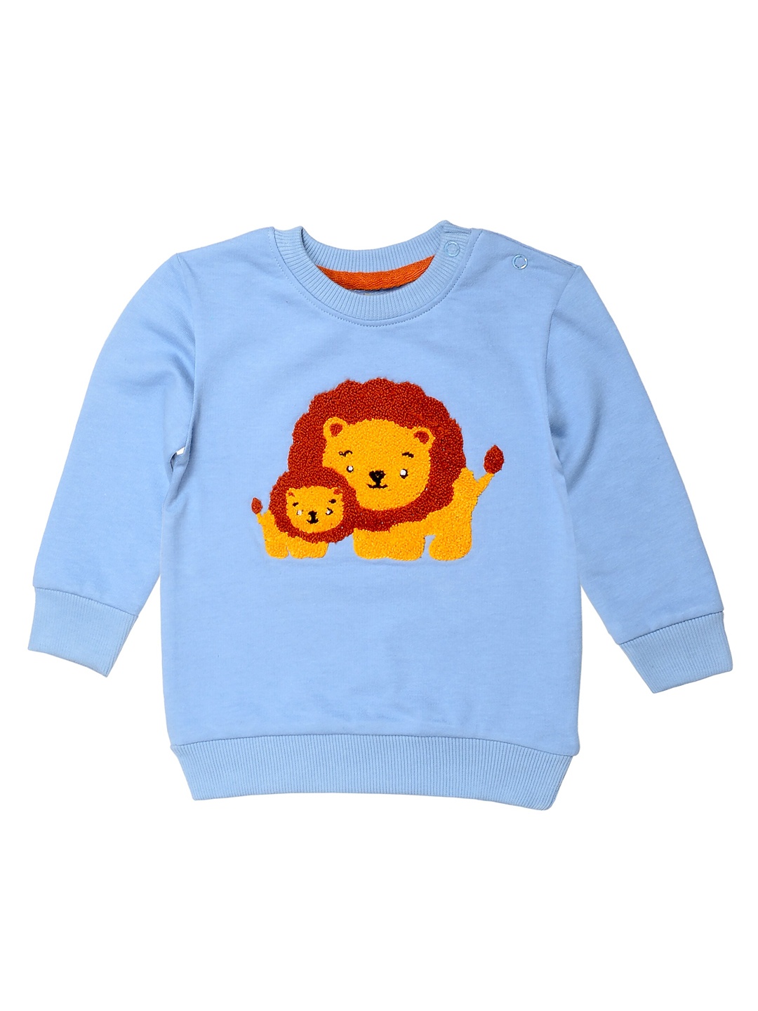 

BAESD Boys Self Design Pure Cotton T-shirt, Blue