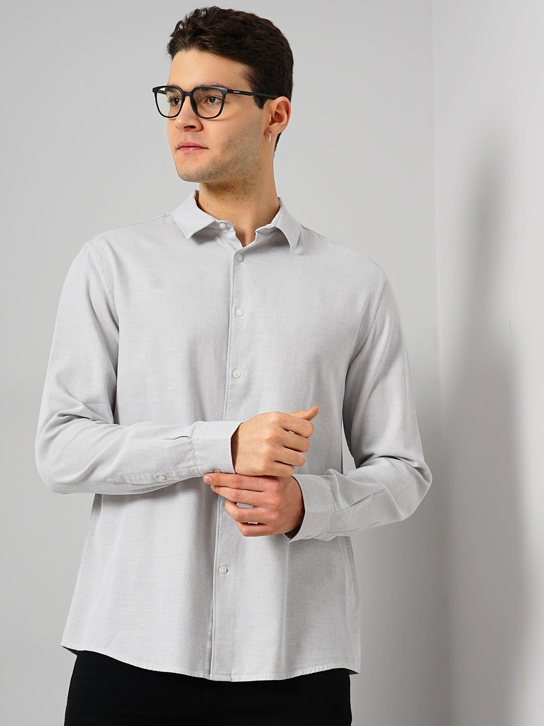 

Celio Classic Cotton Casual Shirt, Grey