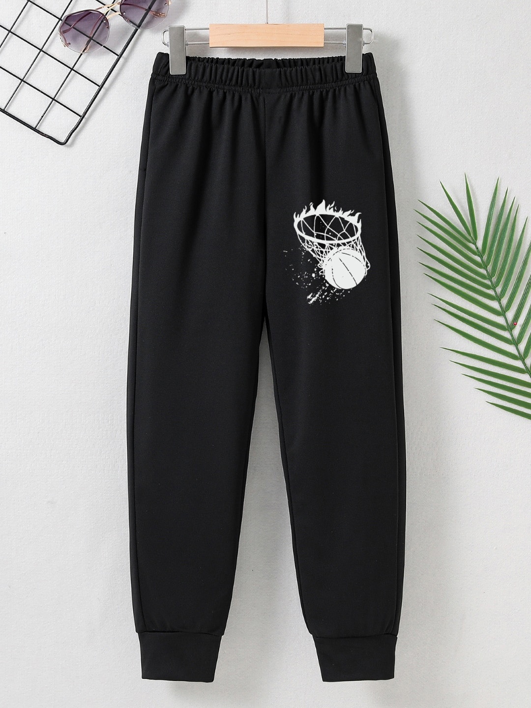 

StyleCast Girls Black Conversational Printed Original Jogger