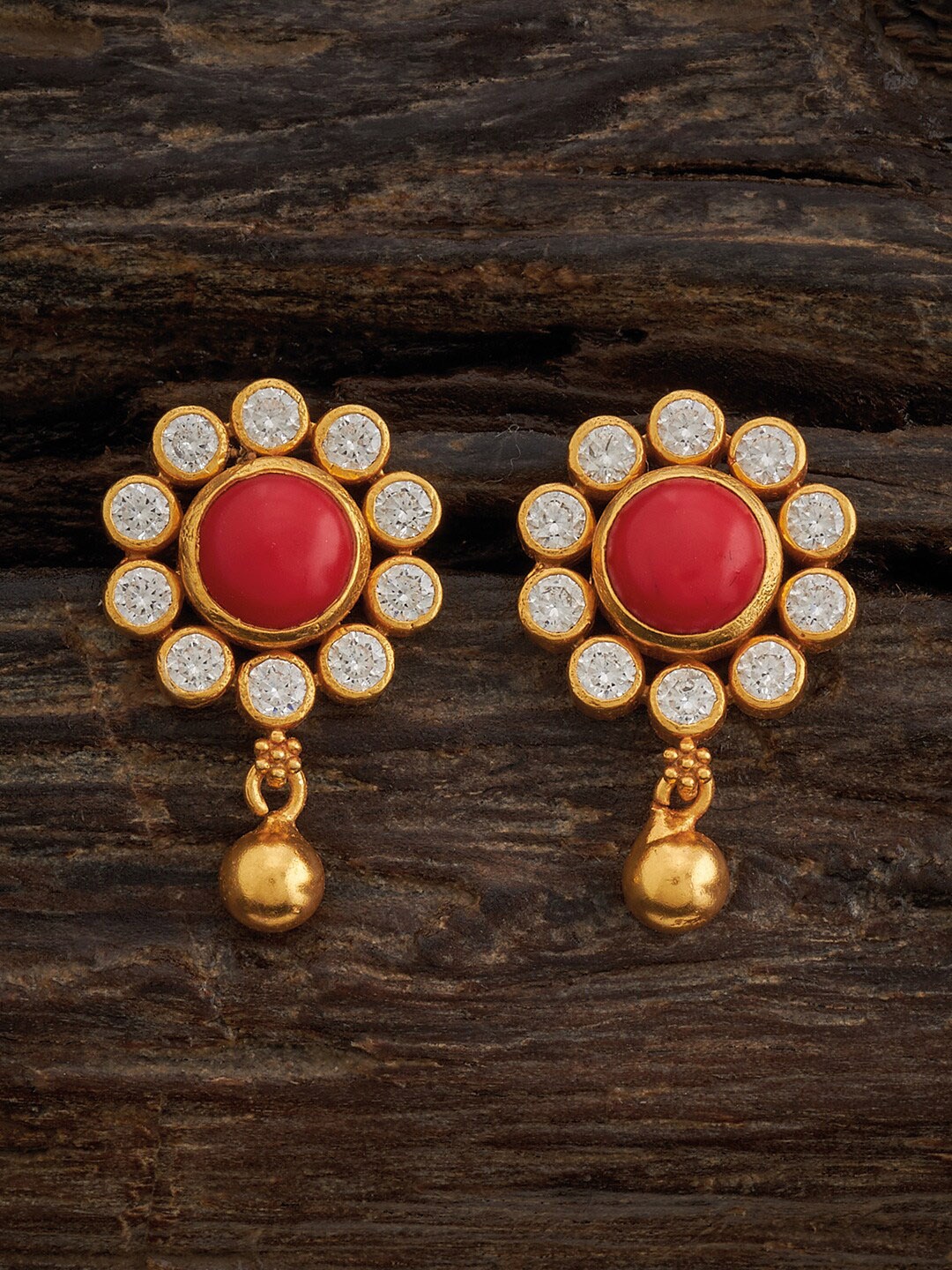 

Kushal's Fashion Jewellery Gold-Plated 92.5 Pure Silver Classic Drop Earrings