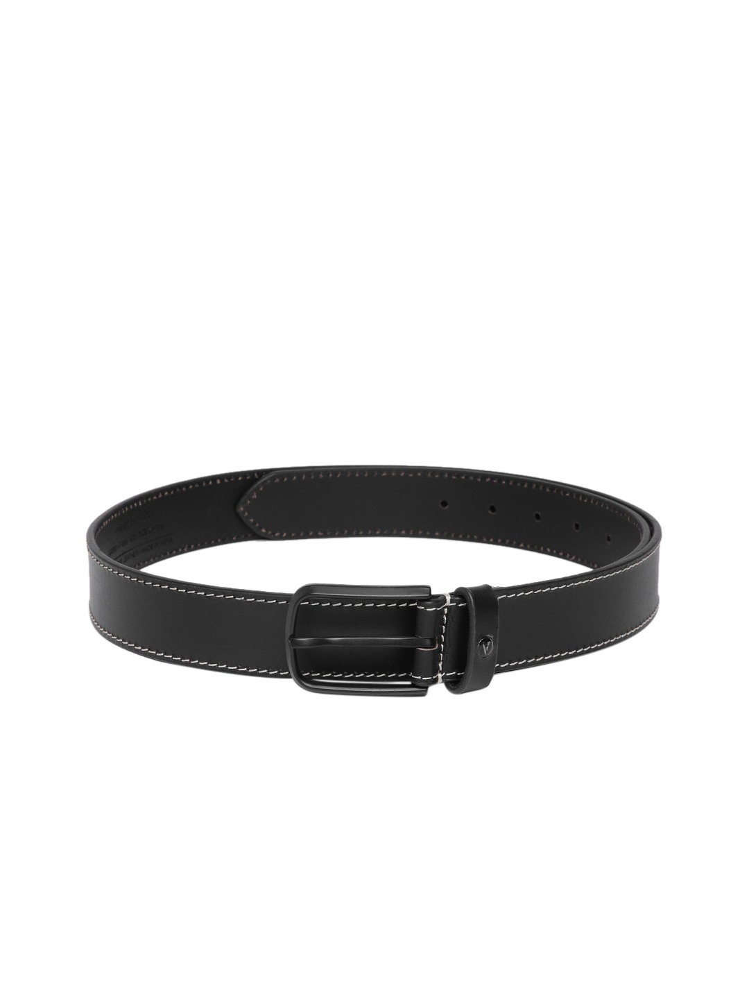 

Van Heusen Men Solid Leather Belt, Black