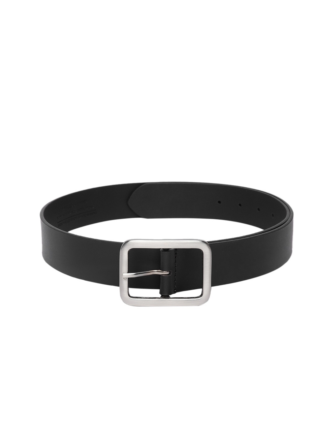 

Van Heusen Men Solid Wide Leather Belt, Black