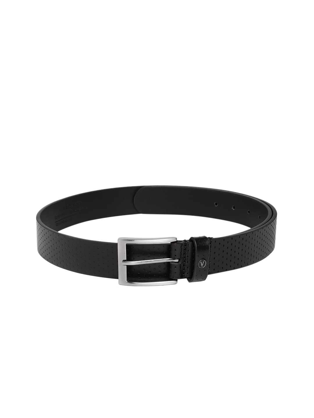 

Van Heusen Men Textured Leather Belt, Black