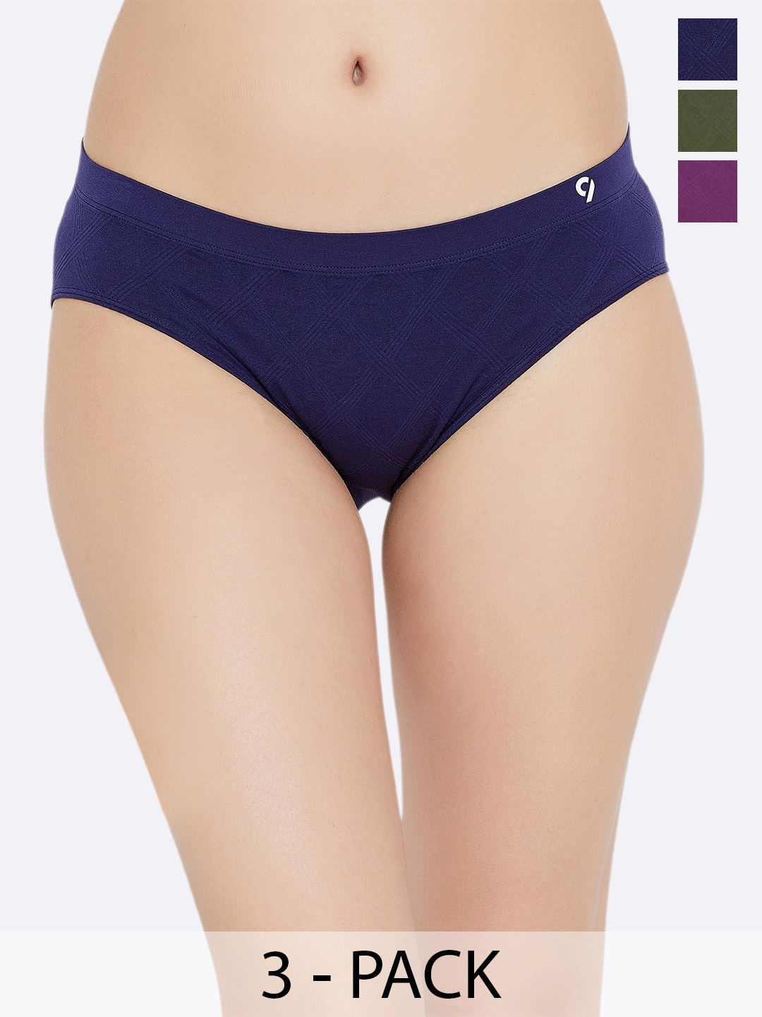 

C9 AIRWEAR Seamless Pack of 3 Bikini Briefs, Green