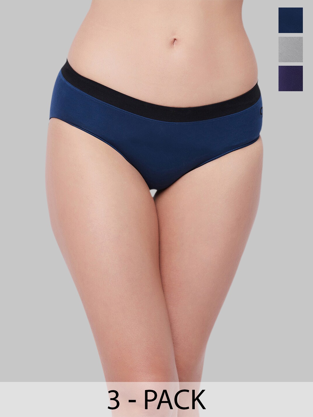 

C9 AIRWEAR Pack of 3 Bikini Briefs, Grey