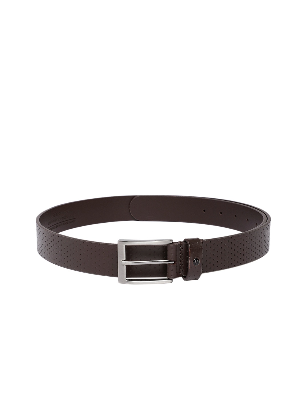 

Van Heusen Men Textured Leather Belt, Brown