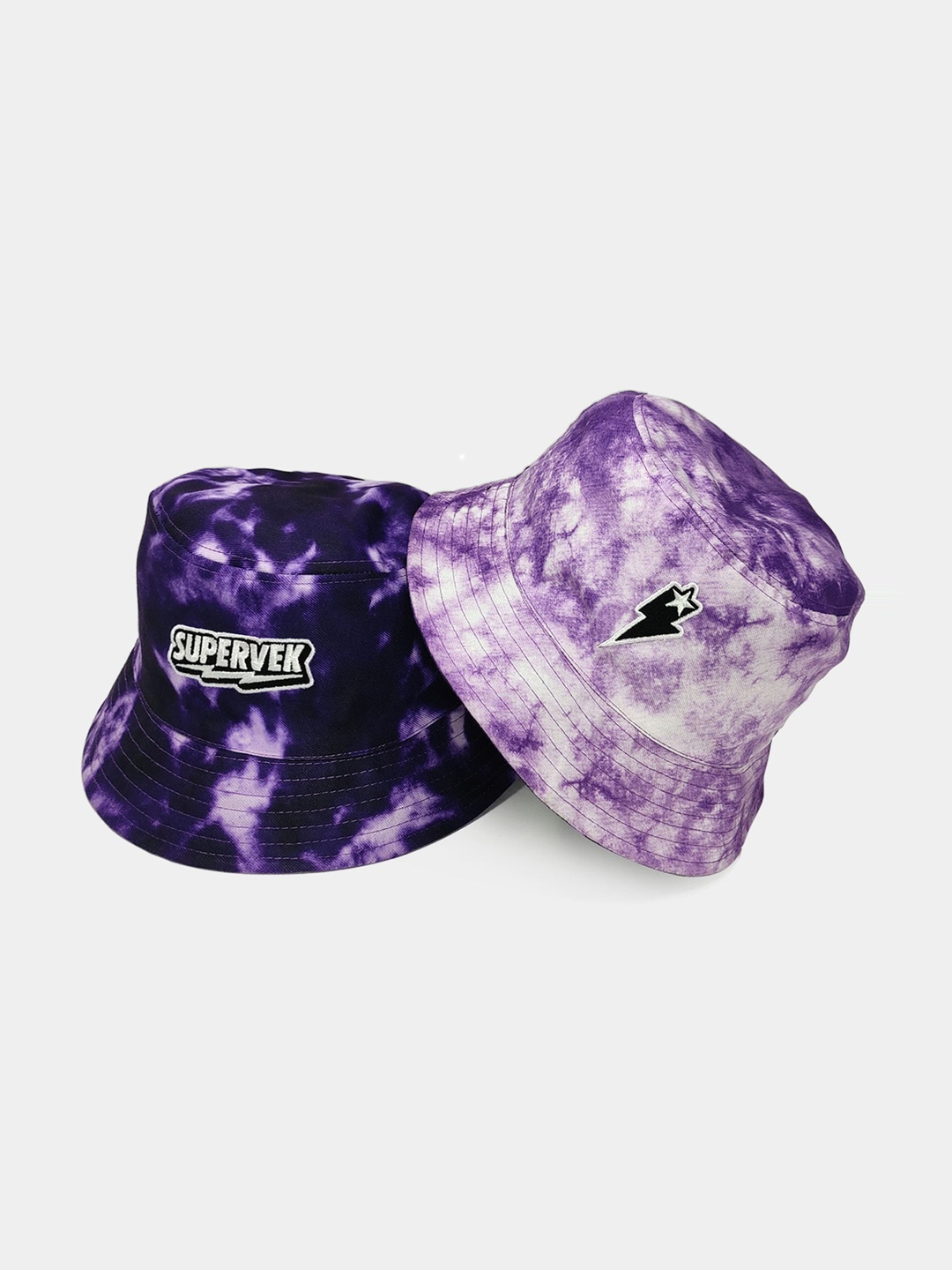 

SUPERVEK Tie Dye Reversible Bucket Hat, Purple