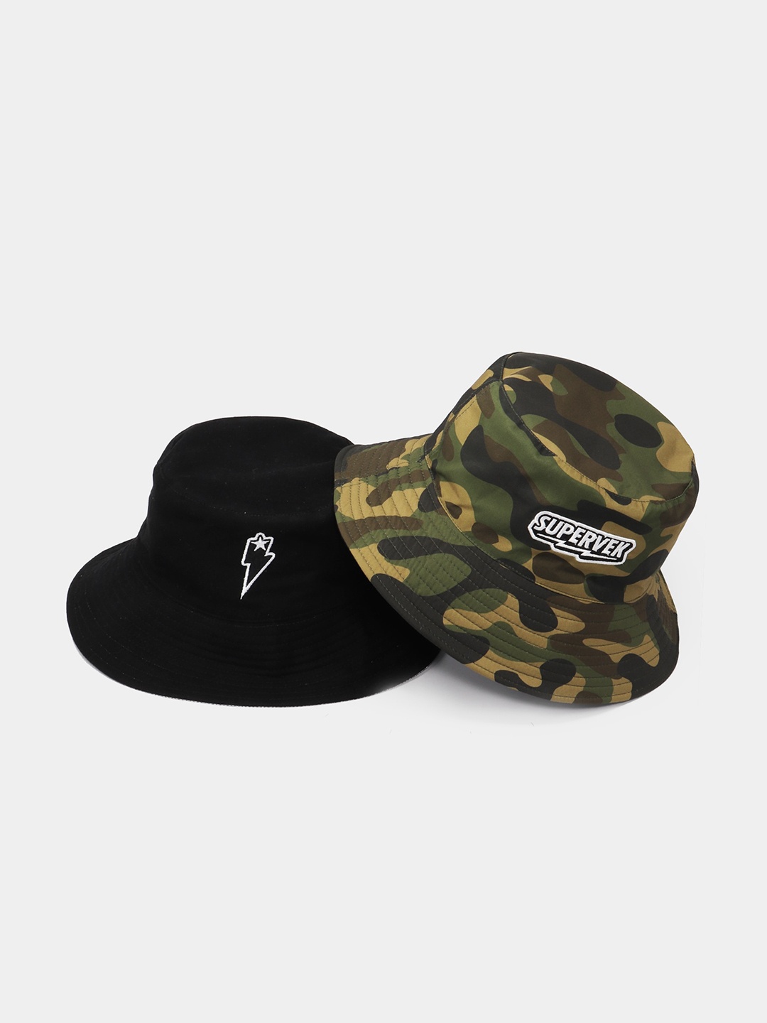 

SUPERVEK Trooper Reversible Bucket Hat, Black