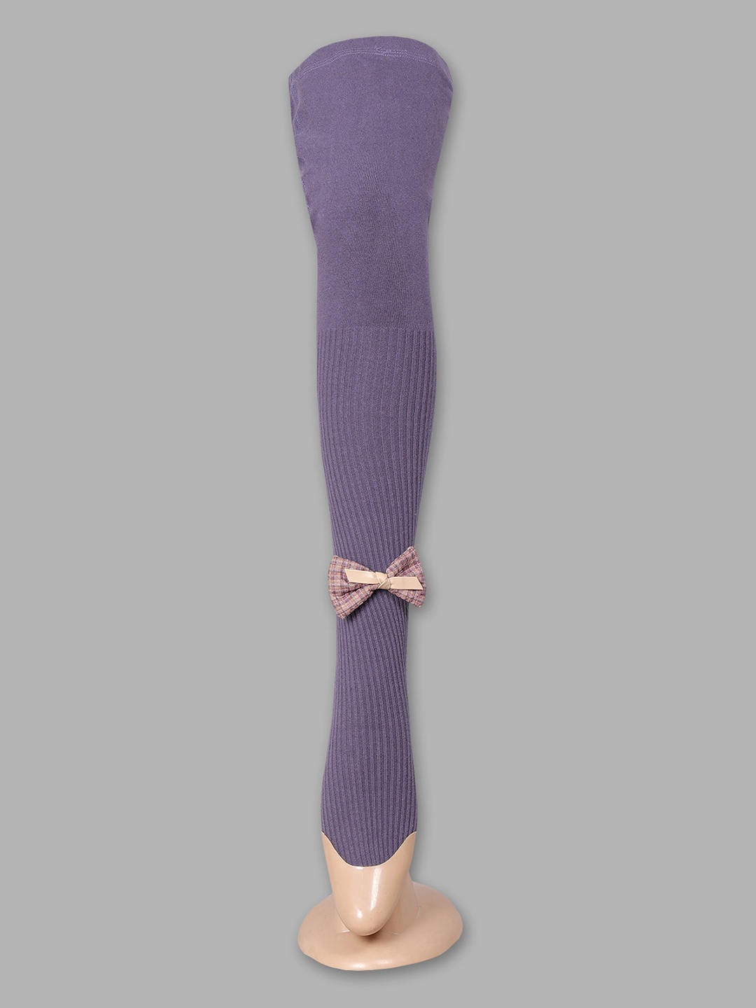 

Steele Girls Striped Pure Wool Stockings, Purple