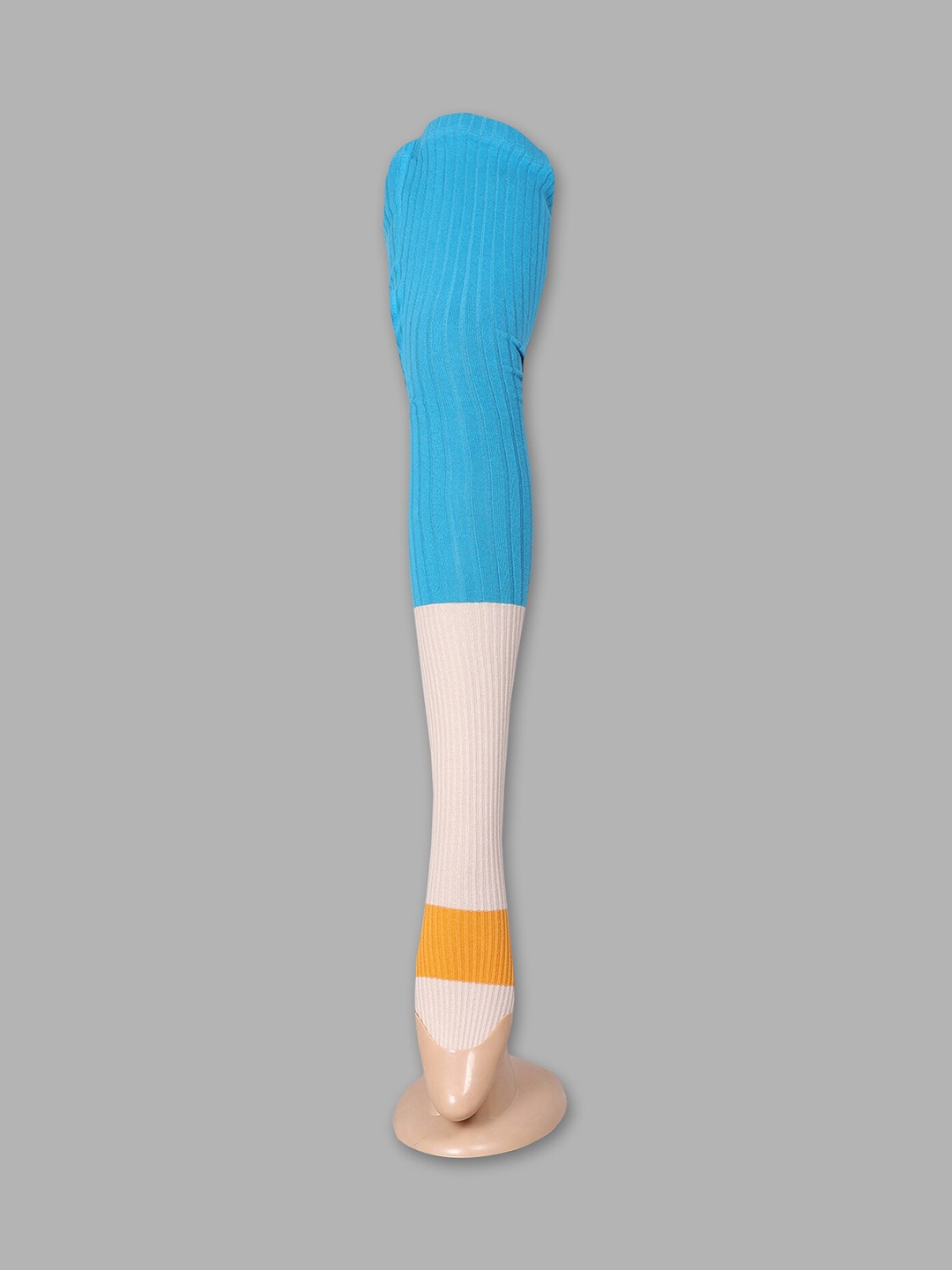 

Steele Girls Colourblocked Pure Wool Stockings, Blue