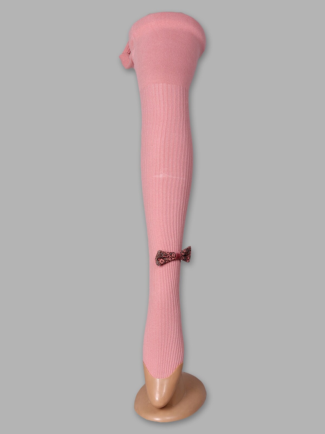 

Steele Girls Striped Pure Woollen Stockings, Peach