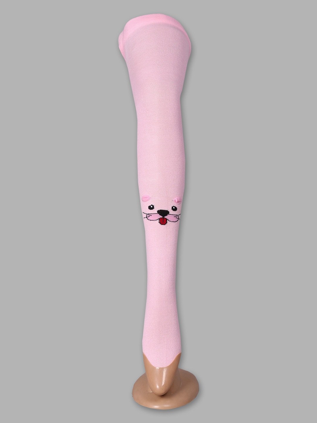 

Steele Girls Self-Design Pure Woollen Stockings, Pink