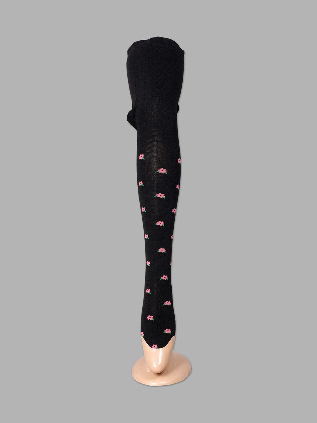 

Steele Girls Conversational Printed Pure Woollen Stockings, Black