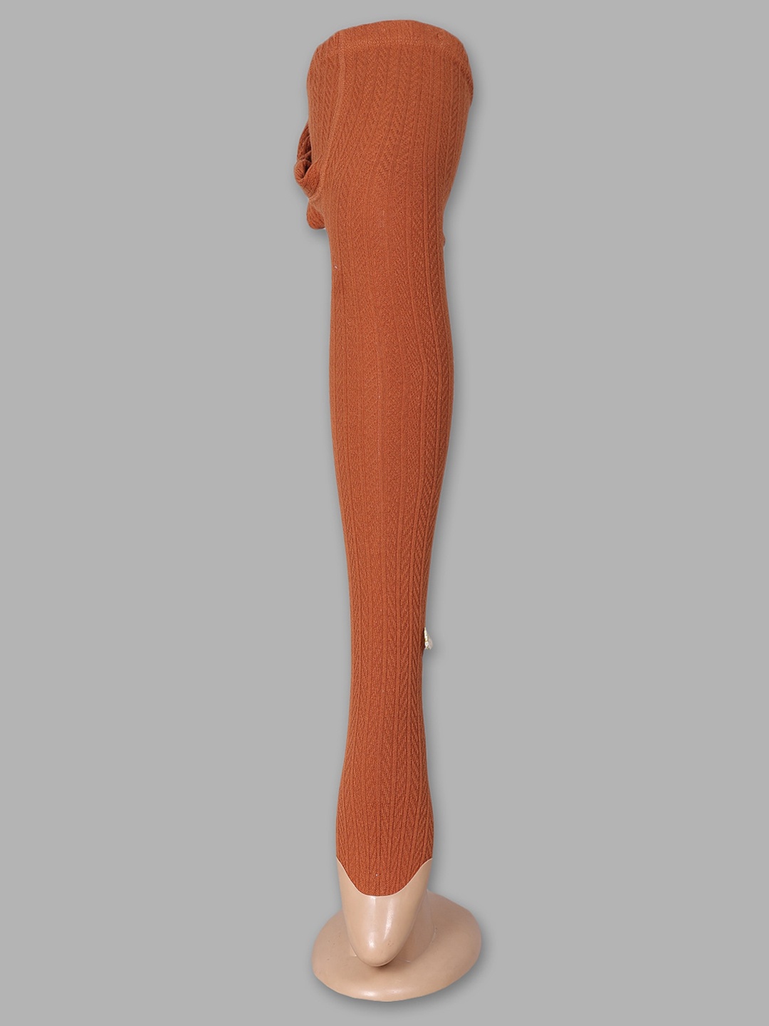 

Steele Girls Self-Design Pure Wool Stockings, Brown