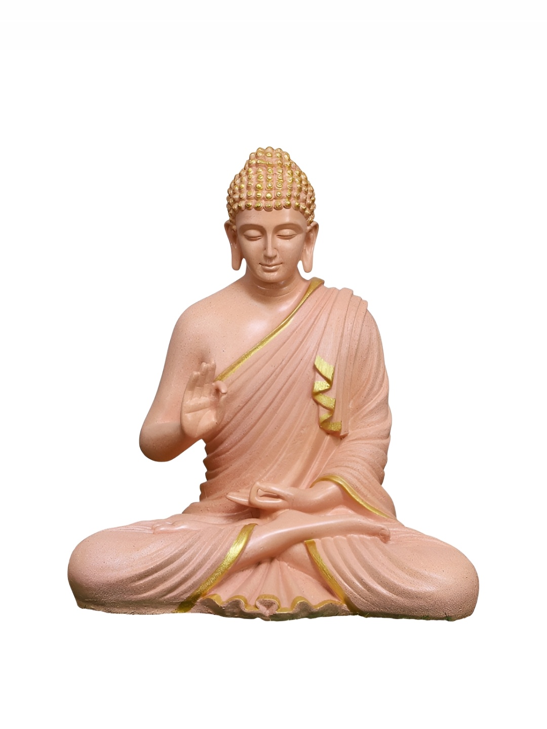 

GW CREATIONS Gold Toned Buddha Idol Showpiece