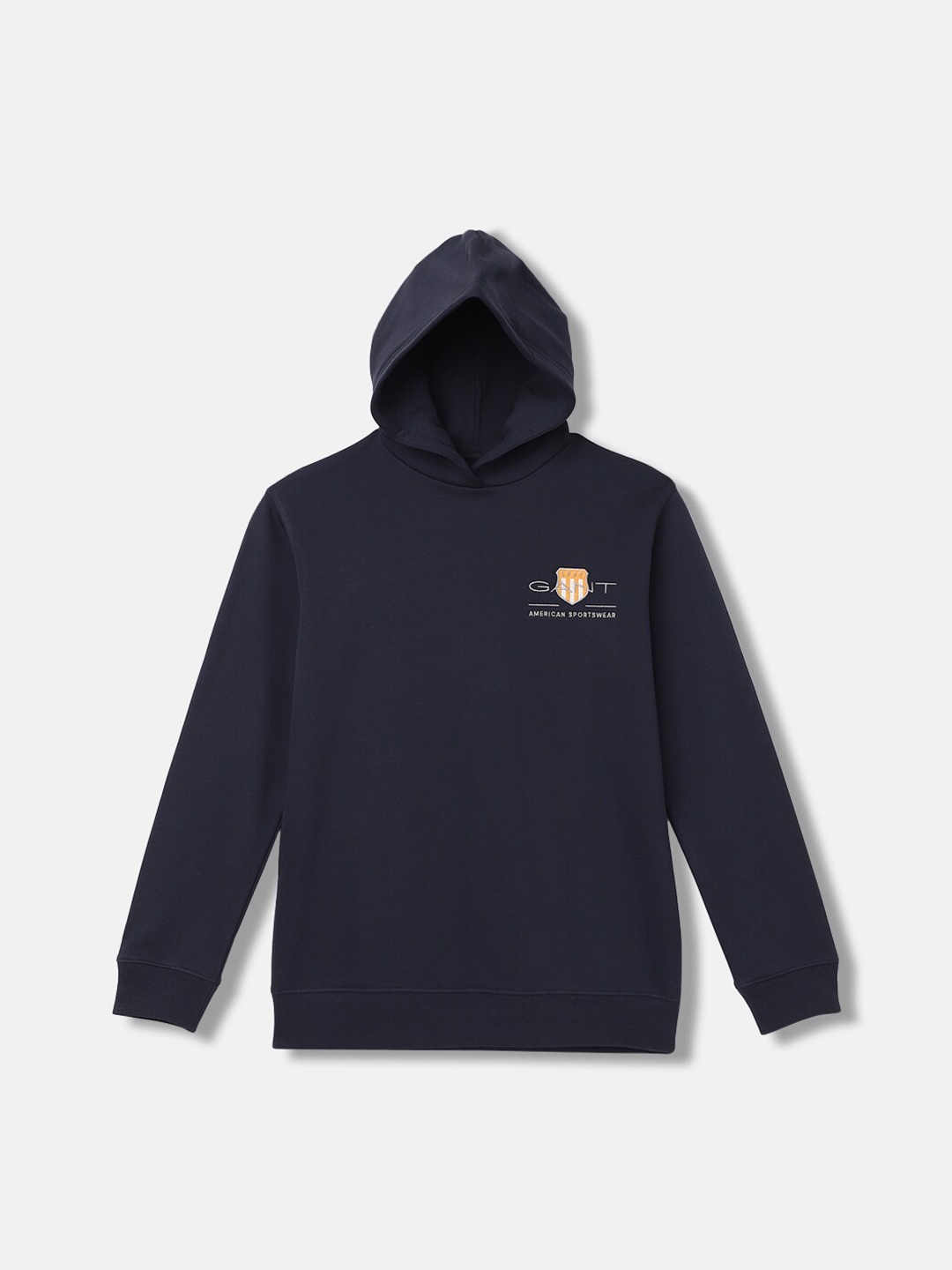 

GANT Boys Typography Embroidered Hood Pullover Sweatshirt, Navy blue